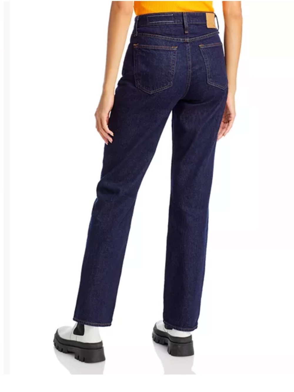 rag & bone Women's Straight Leg Jeans in Dark Indigo